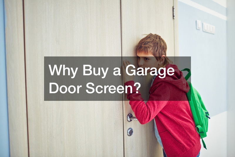 Why Buy a Garage Door Screen?